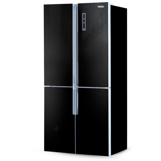 Холодильник Ginzzu NFK-510 Black glass