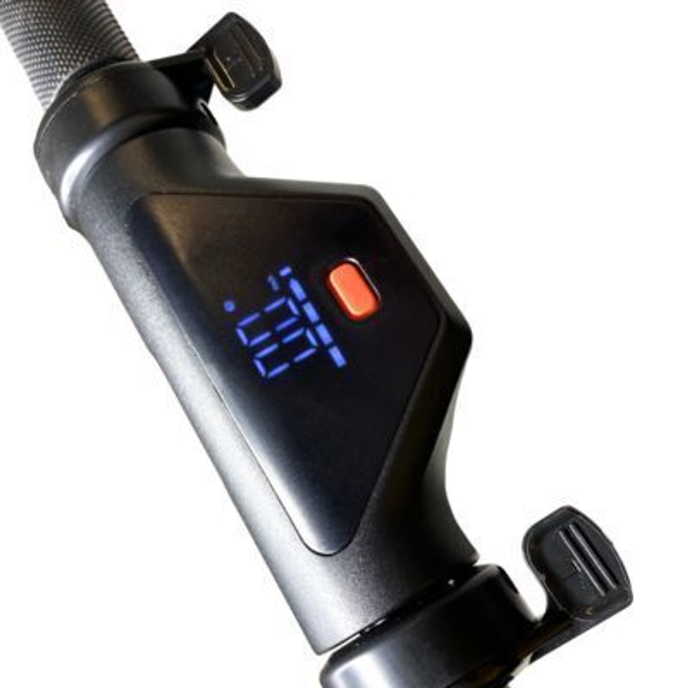 Руль Kugoo S1 в сборе (дисплей, курки, грипсы, фара)