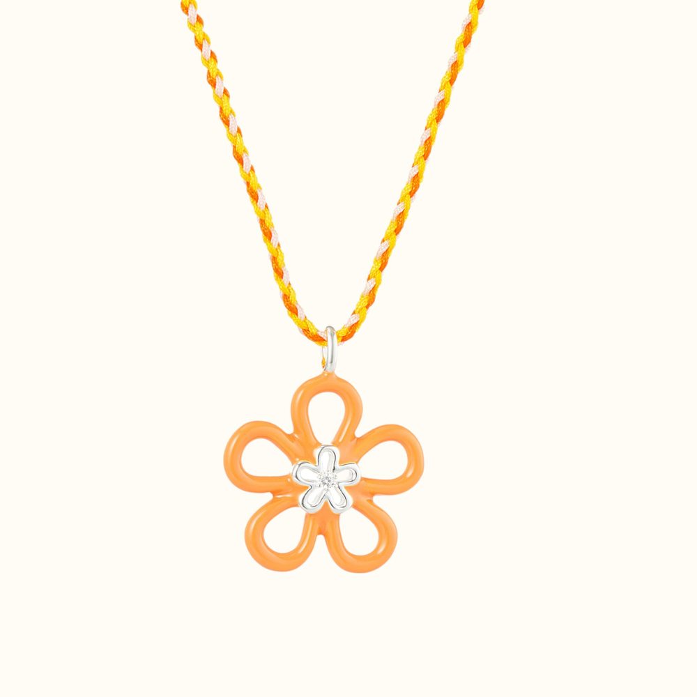 Колье Abstract Orange