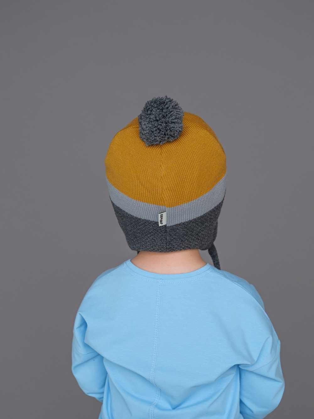 Шапка зимняя вязаная (Горчица) КОДИ