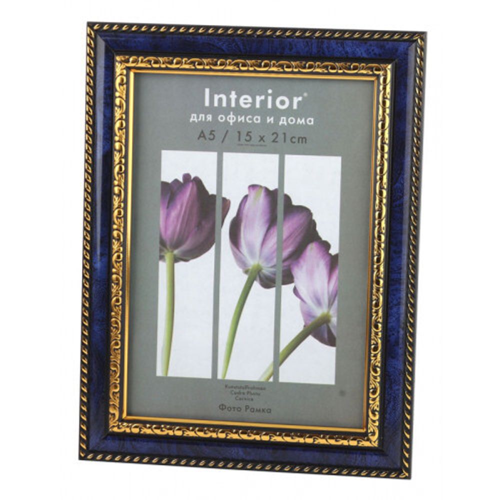 Фоторамка Interior Office 7 серия 784/15х21 бирюза пластиковая | Interior Office