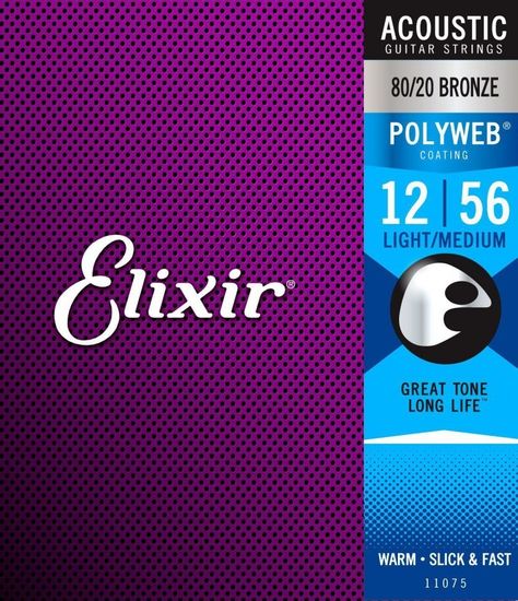 Струны для акустической гитары ELIXIR 11075