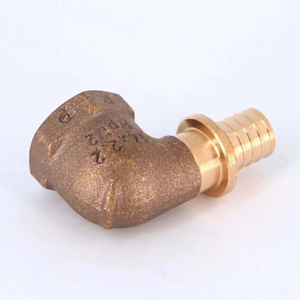 Угол надвижной В бронза Rehau ( муфта Рехау) 16х1/2' RX+