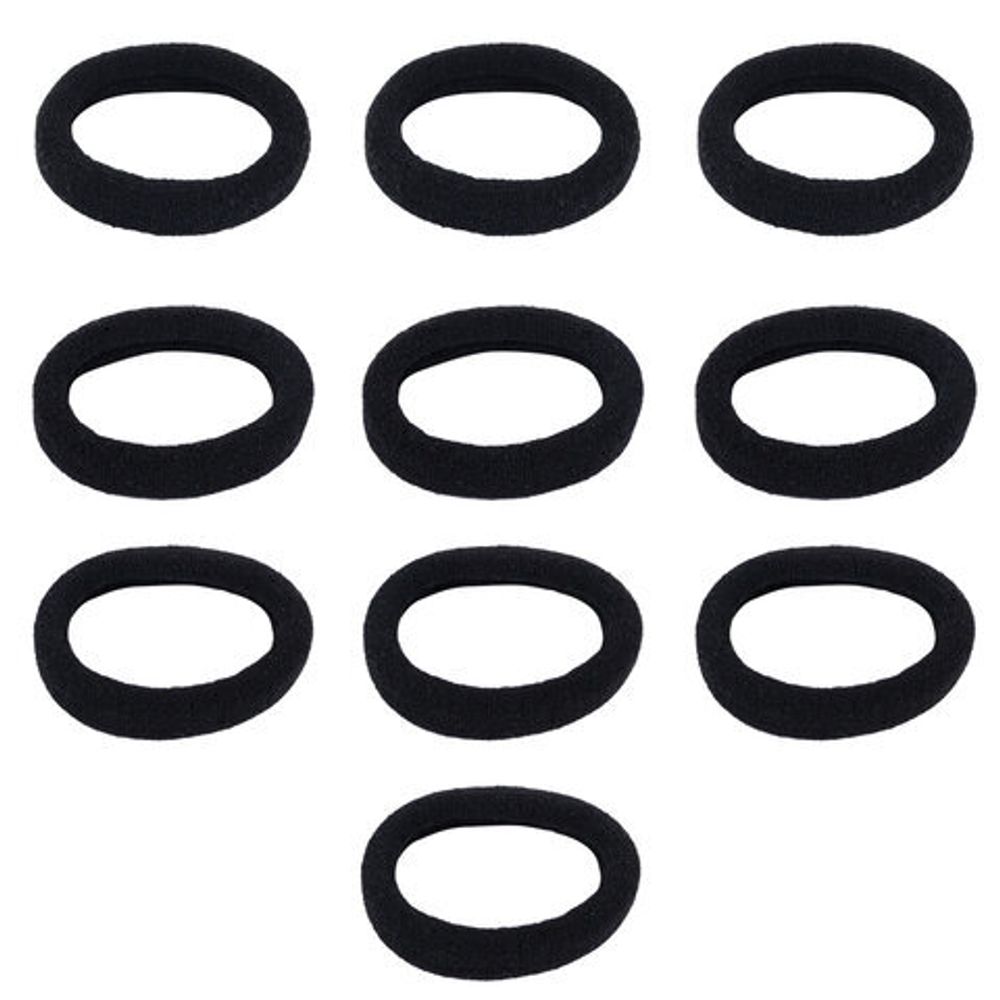 Резинки для волос НАБОР 10 шт., мягкие, средние, АССОРТИ, MONTE VITA, 457046