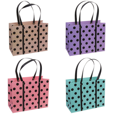 Пакет подарочный «Горох» 23*18*10 см