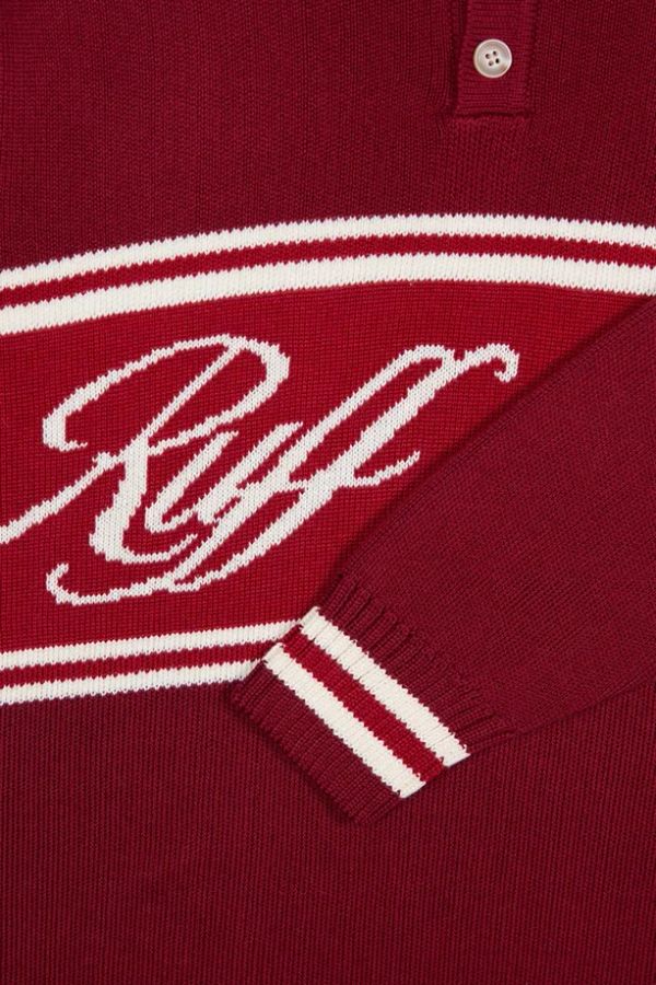 Поло Вязанное бургунди - фото 5