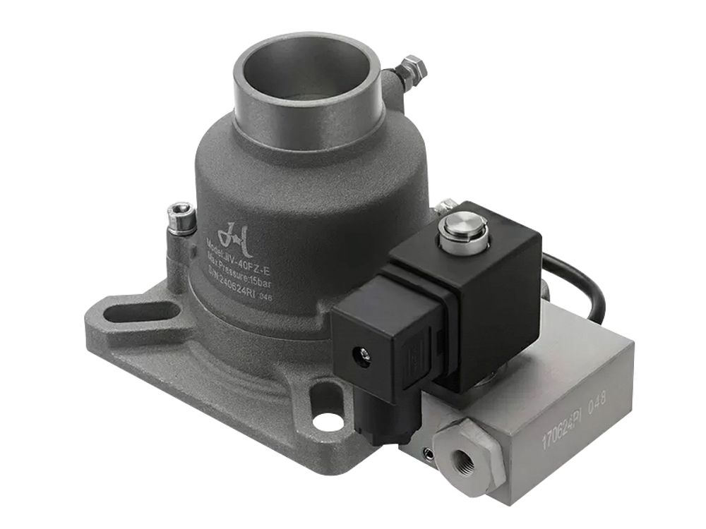 Всасывающий клапан для винтового компрессора: 220В | D40 мм | до 16 бар | Red Star JIV-40FZ-E