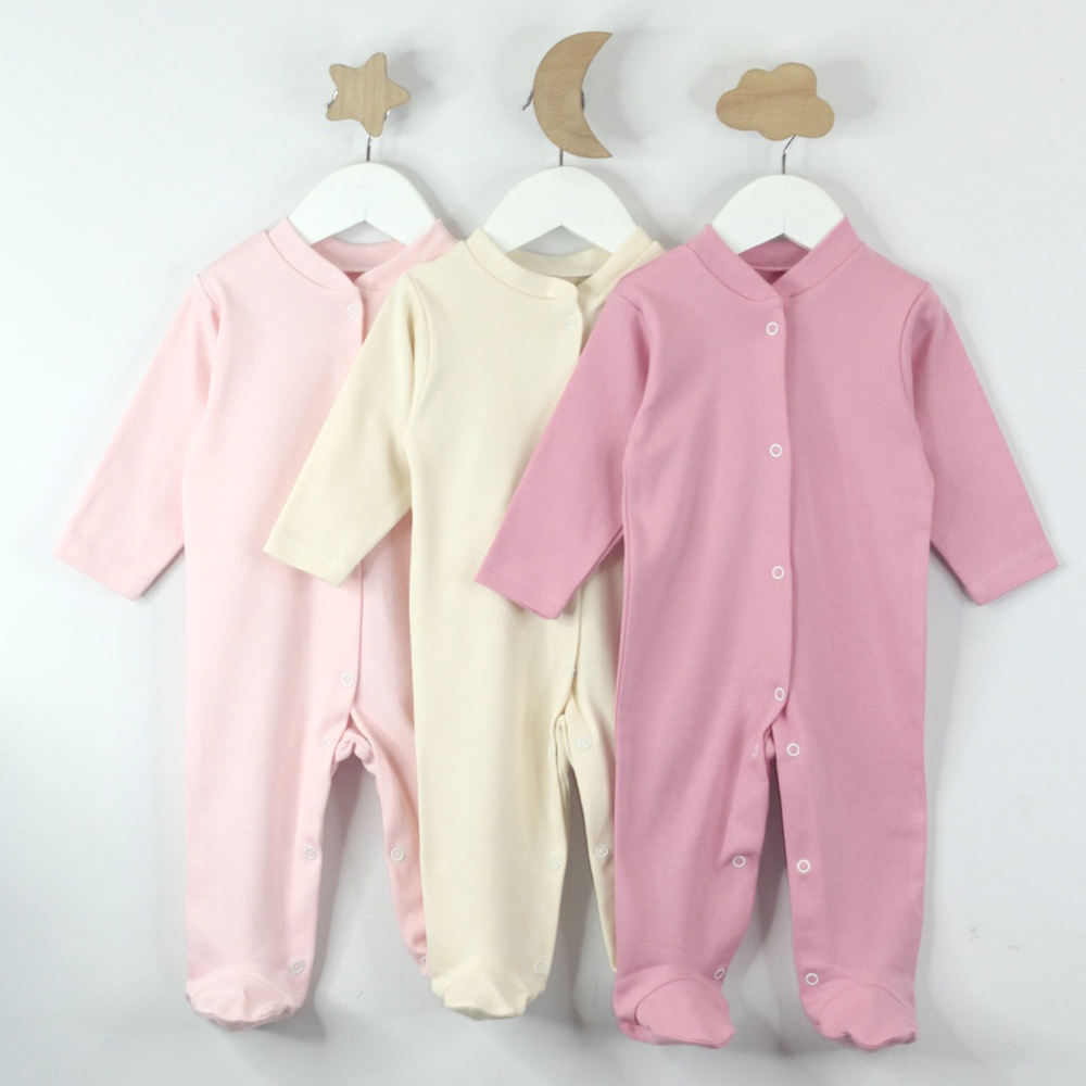 Набор комбинезон пенье (3шт), р.р. 74, для девочки, цв в ассорт, (Аmoteks)