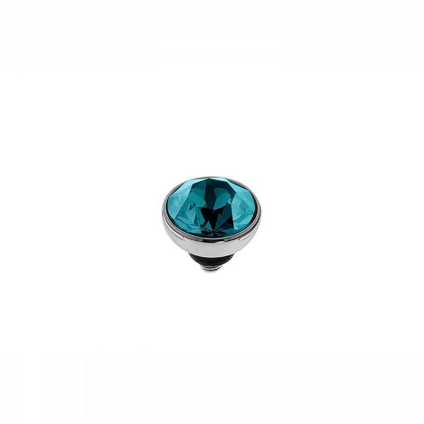 Шарм Qudo Bottone Blue Zircon 8 мм 680112 BL/S