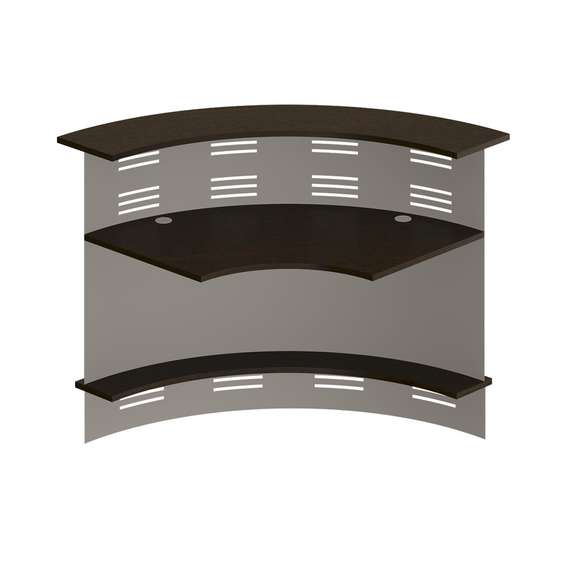 Модуль ресепшен 90 градусов с экраном угловой ФР 469 ВТ + ФР 487ХР