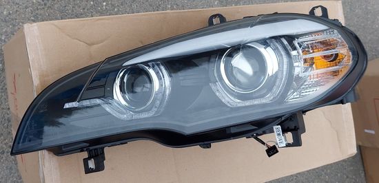 Передние фары AE DRL LED BLACK HID для BMW X5 E70