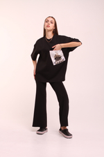 ФУТБОЛКА NUMERO 1 print Cat