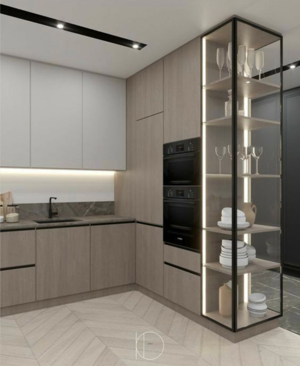 Примеры современных кухонь в дизайне из интернета