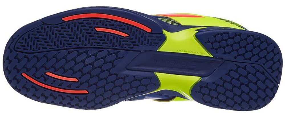 детские Кроссовки теннисные Babolat Propulse All Court Junior - blue/fluo aero