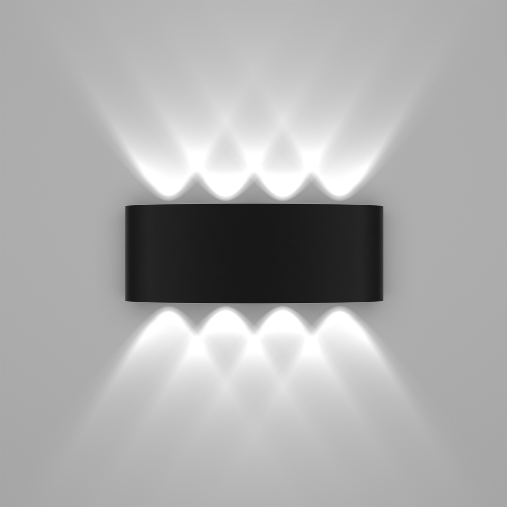 343047 Светильник GEMMA 8х1W LED 880LM G ЧЕРНЫЙ 4000K IP65