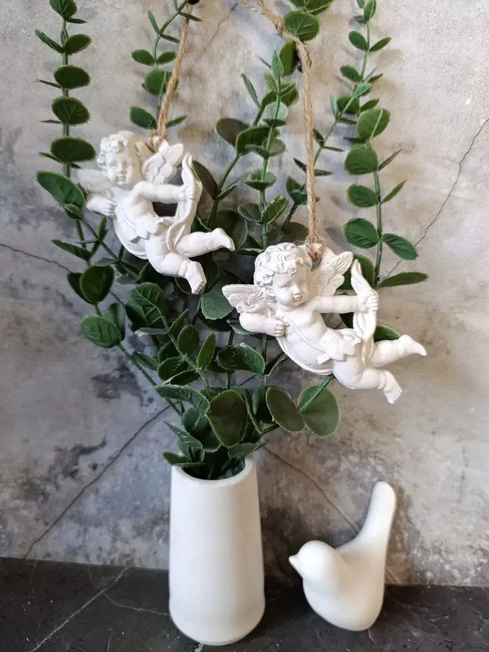 Новогодний декор ангелы 2 шт