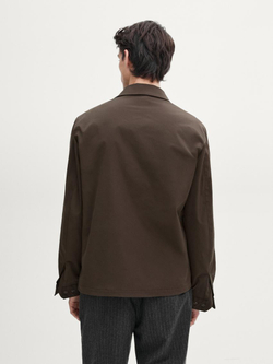 Massimo Dutti Куртка с карманами, коричневый