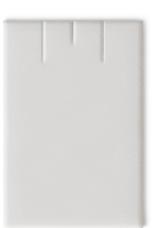 Вкладыш 05/наклонный/для серег/подвески/2 прорези/прорезь для нитки