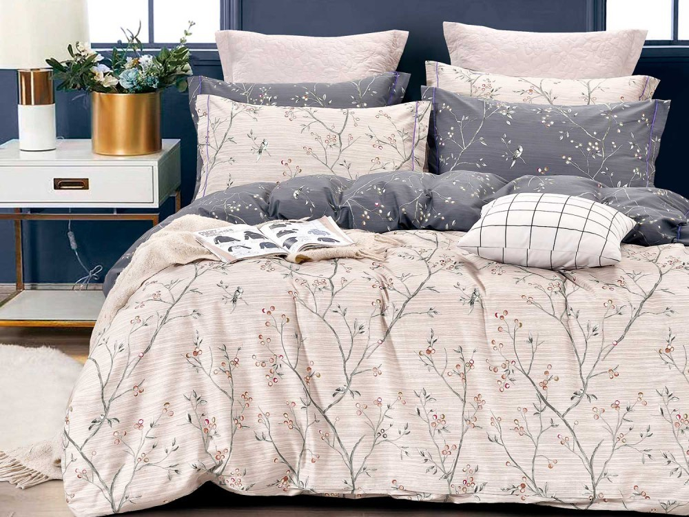 Постельное белье 2 спальное евро Asabella 1486-6