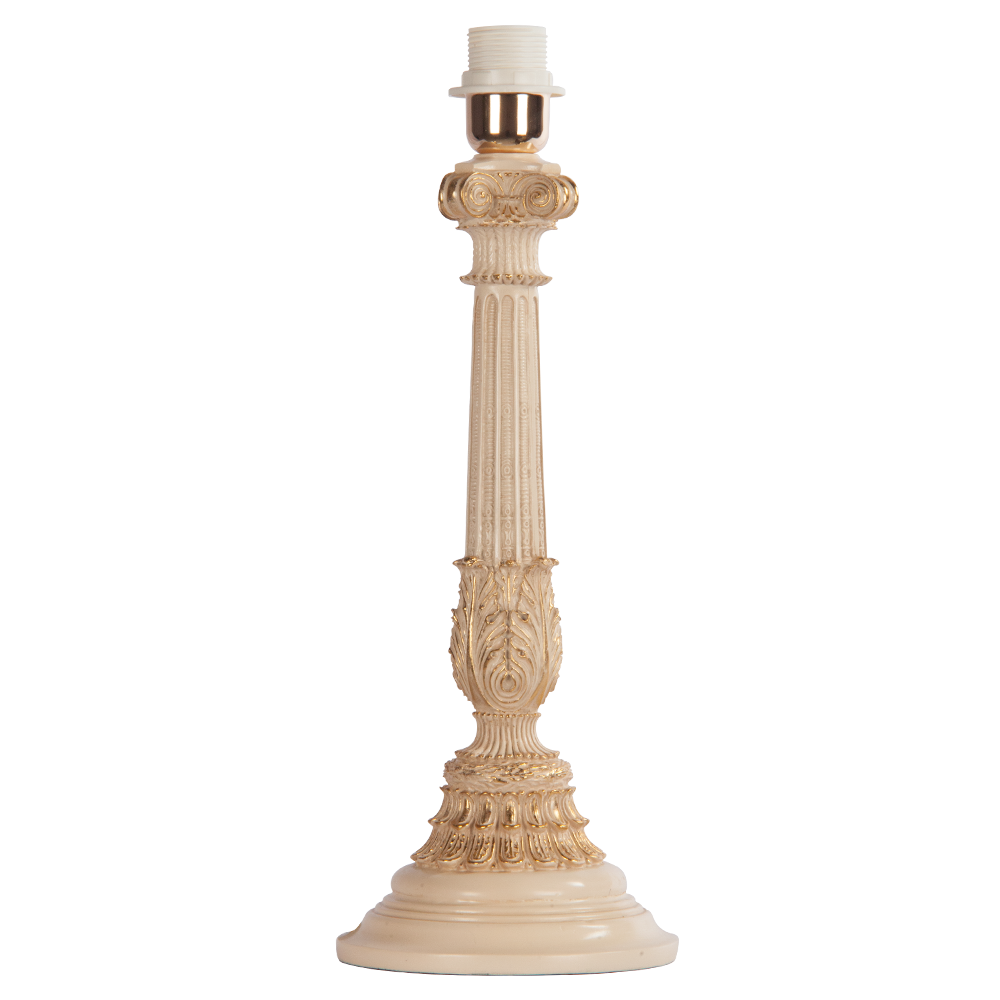 Настольная лампа Колонна Испанская Айвори Тюссо Мурена
