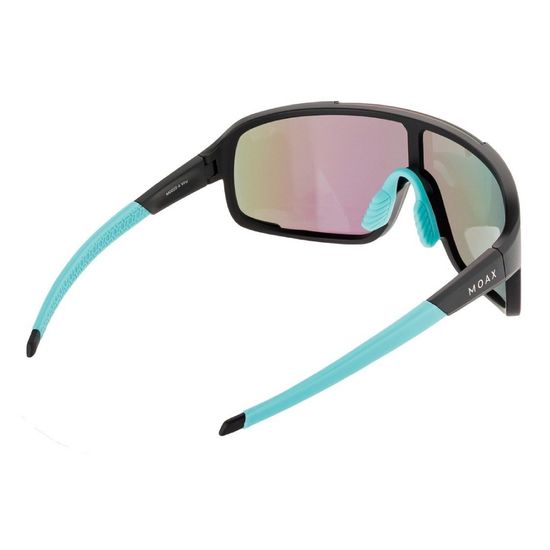 Очки спортивные MOAX Viru черный бирюзовый фото 4