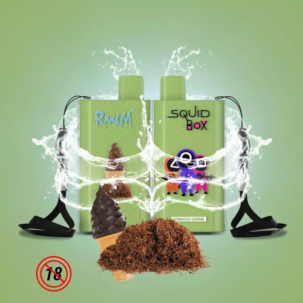 RandM  Squid Box 5200 - Tobacco Cream (5% nic)