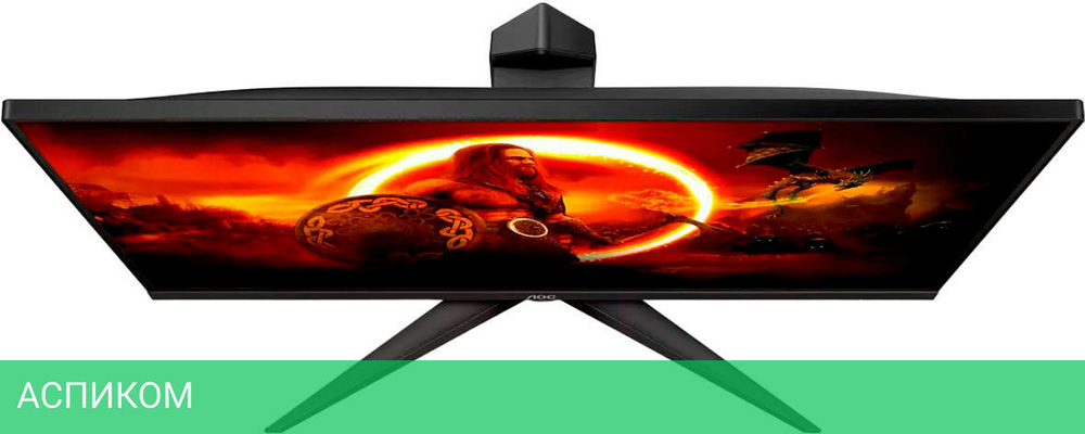 Монитор AOC Q24G2A/BK черный/красный