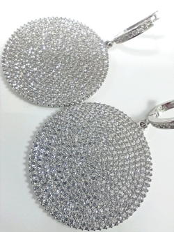 Серьги ювелирные Эстерелла, серебро 925 пробы, с фианитами/Ф