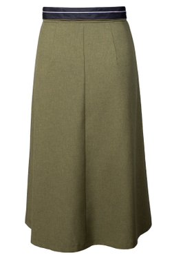 Юбка женская 4043ЛП, оливковый #259Ола014043ЛП