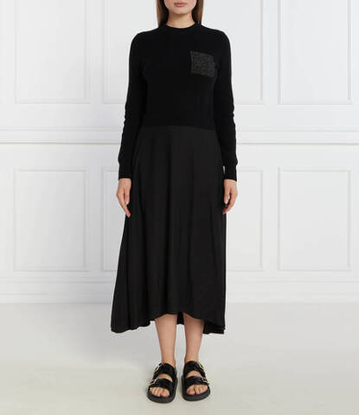 Хлопковое платье Peserico - черный(S82085F12 9B018)