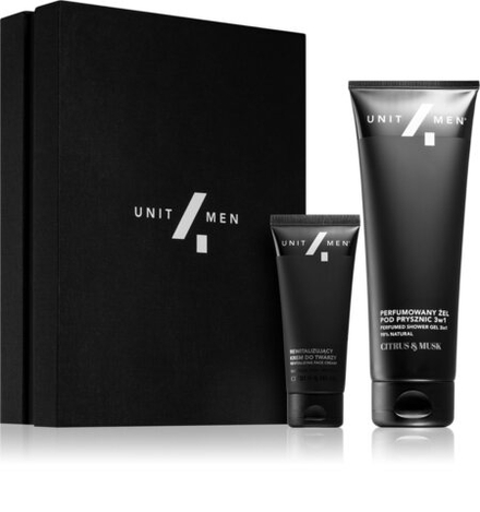 Unit4Men Revitalizing set Citrus & Musk - подарочный набор для лица, тела и волос /  dla mężczyzn   / GTIN 5907812299248