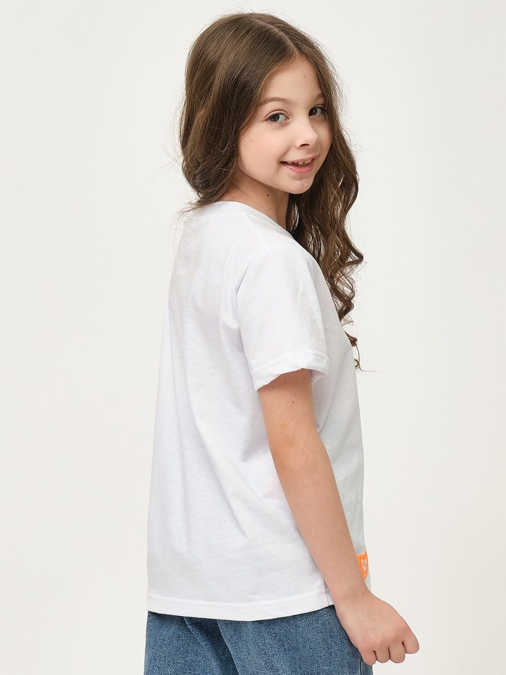 Детская футболка с принтом Silver (Размер: 152-158) (Цвет: белый)