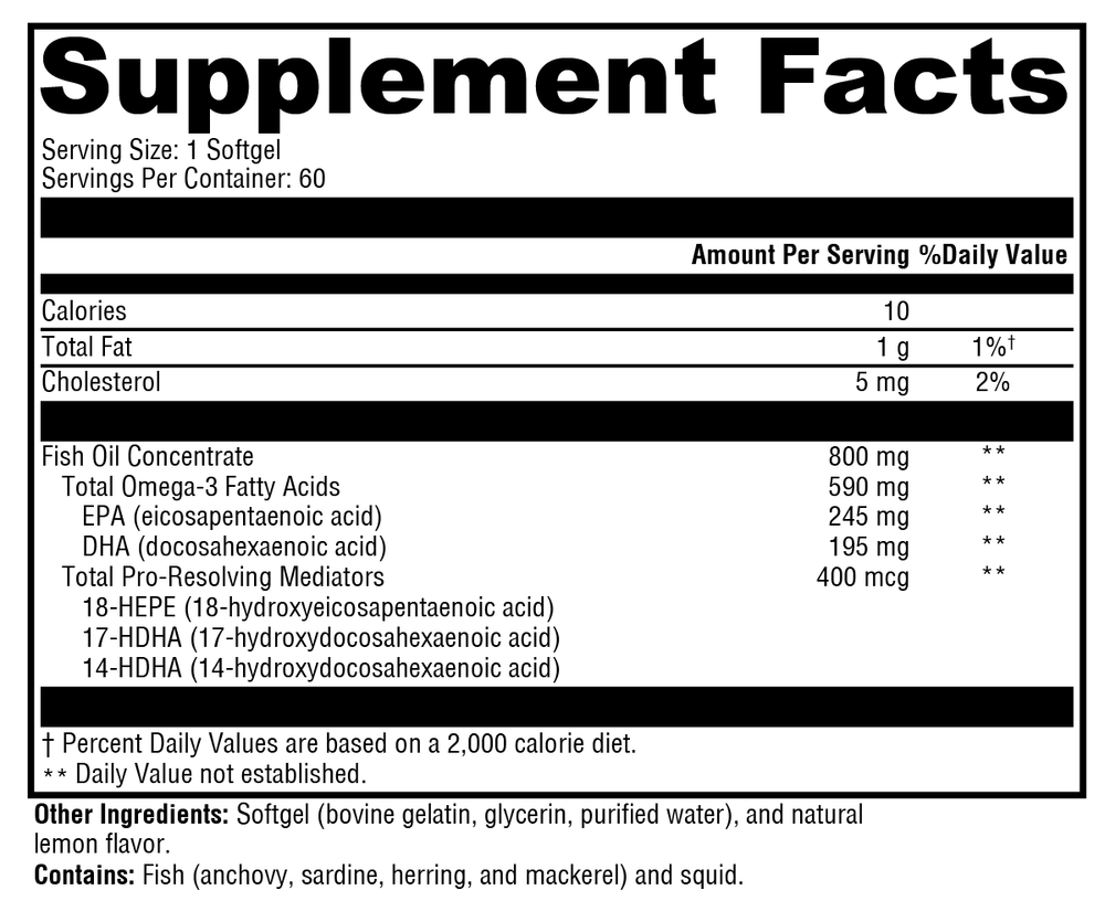 OmegaPure PRM 60 Softgels