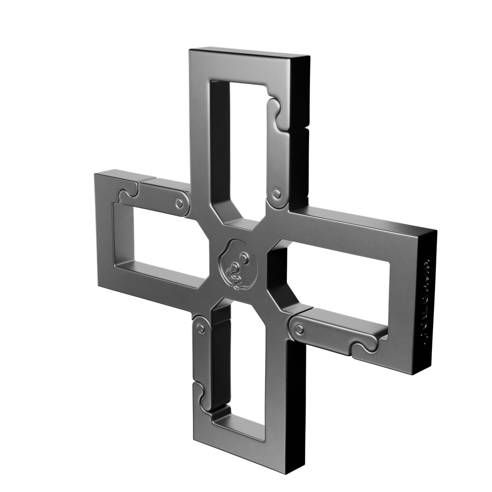 CROSS grey carabiner