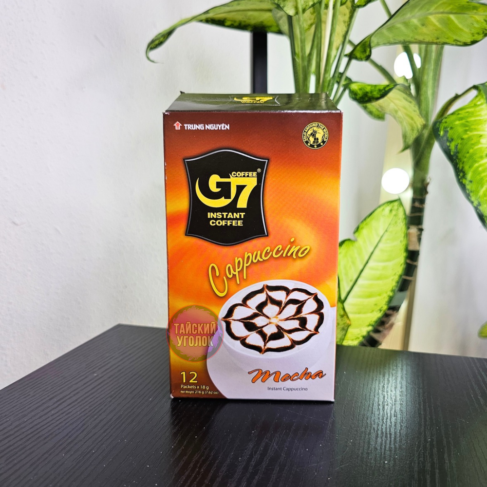 Кофе растворимый Капучино Trung Nguyen G7 Cappuchino Mocha 12 пакетиков по 18 гр