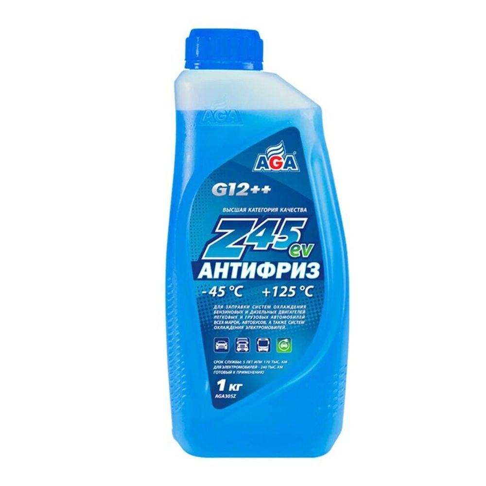 Антифриз 1л синий G12 AGA
