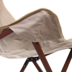 Кресло складное до 120 кг DC-6016, 52*63*90 см, цвет: бежевый, каркас алюминий, ТуристМастер