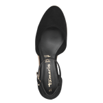 Туфли лодочки на танкетке кожаные Tamaris