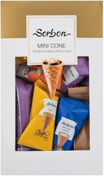 Мини-рожок хрустящий Сорбон Микс / Sorbon Rainbow Mixed Mini Cone 350г
