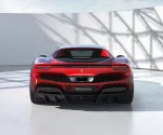 Карбоновый диффузор заднего бампера на замену для Ferrari 296 GTS GTB Феррари
