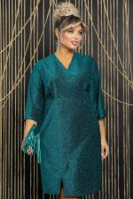 Платье Беатрис (мерцающая бирюза) П11847 LT Collection