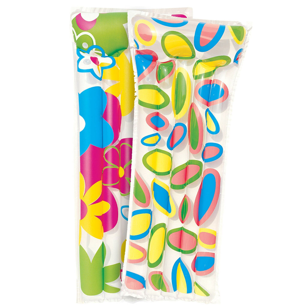 Матрас для плавания 183х76 см, Bestway, 44021В/44021, с заплатками, в ассортименте