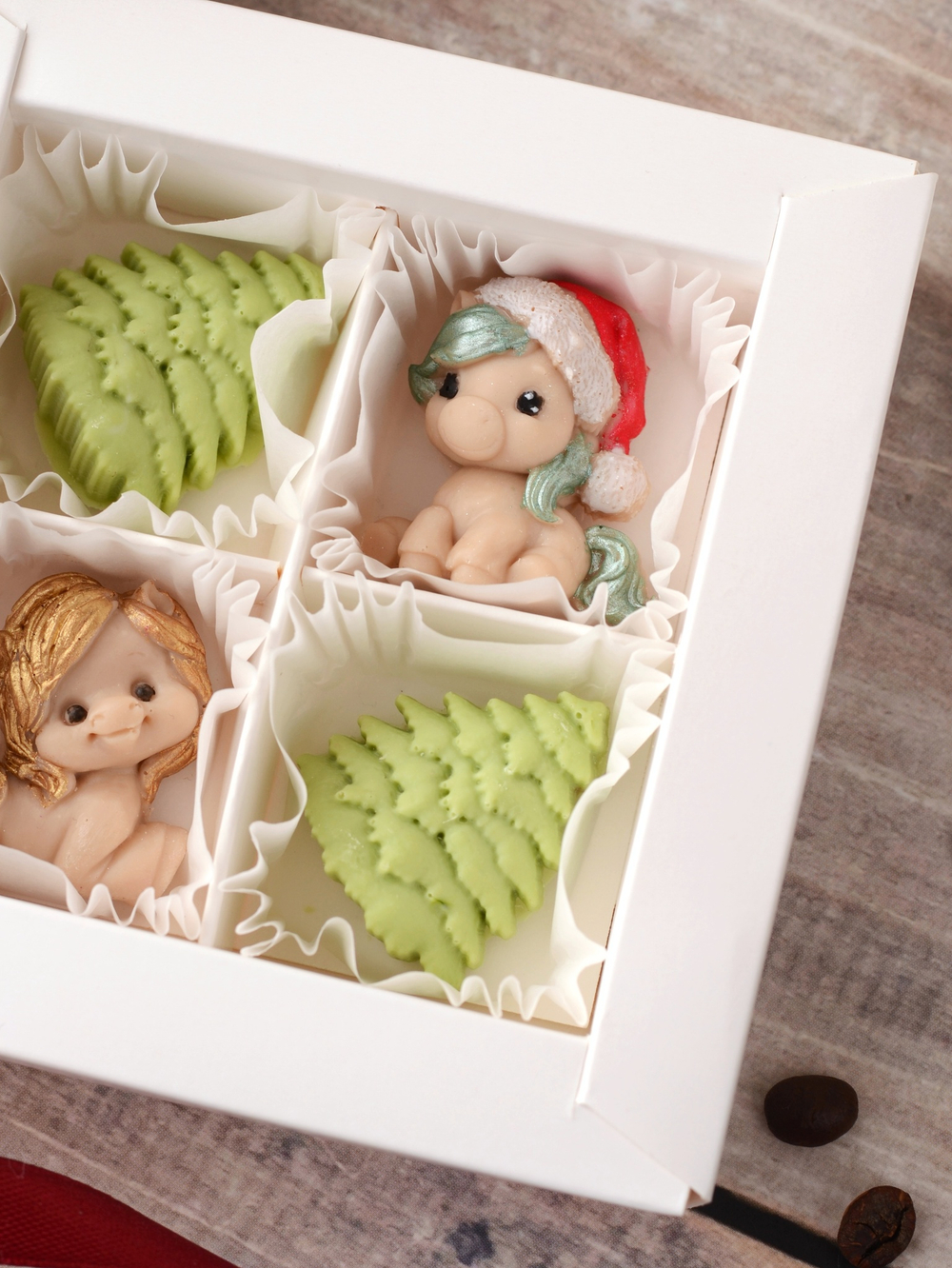 Мини-набор шоколада "Новогодний" с лошадками #2