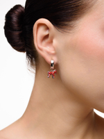 Серьги "Red Horse" Silver