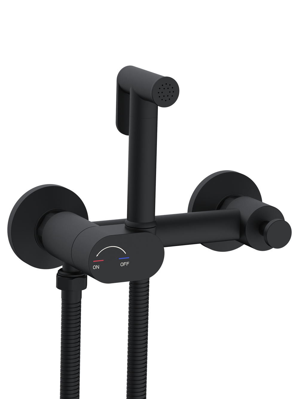 Гигиенический душ WeltWasser  HIGI R02 BL 10000013659 латунь  Черный матовый