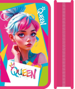 Пенал 1 секц. большой 190/115 "Яркая девушка 2025" (Пчелка)