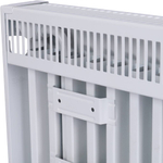 Радиатор панельный профильный ROMMER Ventil тип 11 - 300x1100 мм (подключение нижнее, цвет белый)