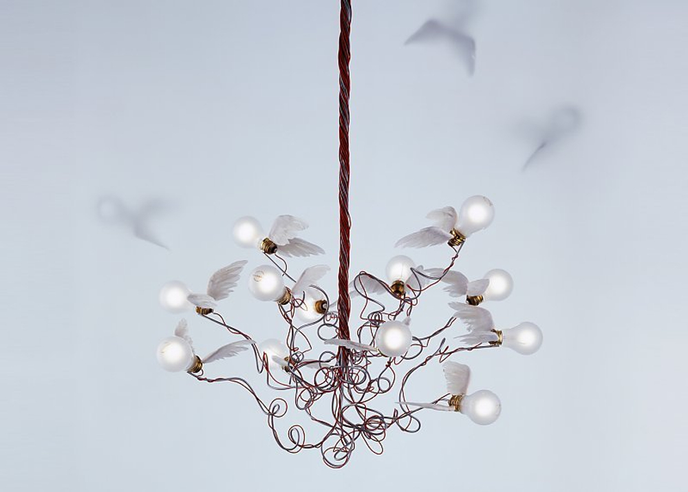 Pendant design lamp  Birdie by Ingo Maurer by Ingo Maurer