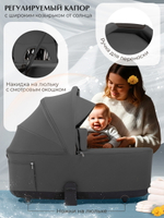 Коляска 3 в 1 Sweet Baby SBL Orso New + автокресло Premier Black New Dark Grey