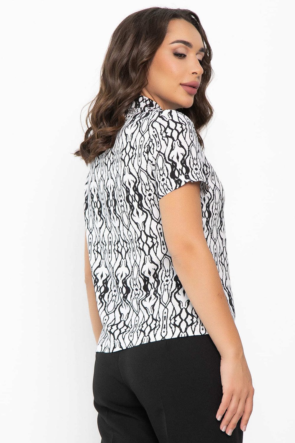 Поло Тренди (белое/узор) Б14094-10М LT Collection